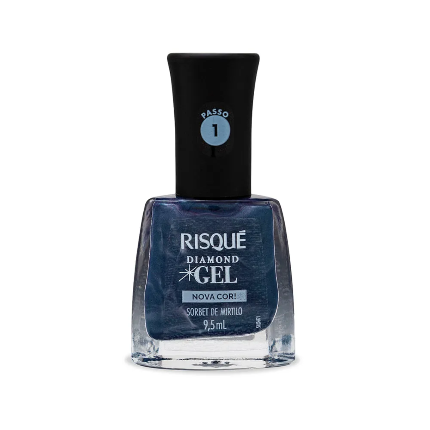 Risqué Esmalte Diamond Gel: Sorbet de Mirtilo Metálico (9,5ml)